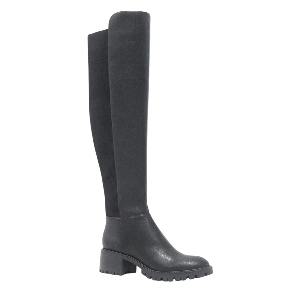Kenneth Cole New York Riva Women's 8.5 Black Over-the-Knee Riding Boots LION246
